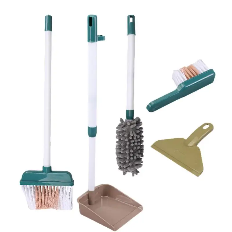 Kids Cleaning Set Play Kit Cleaning Toys Cleaning Toys Include Broom Dustpan Brush Mop Duster For Boys And Girls Pretend 2