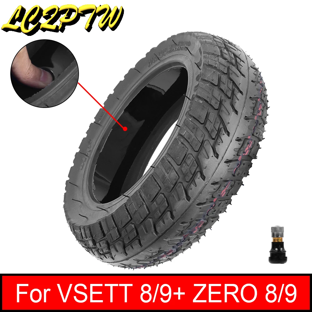 8.5X3.0 Off-Road Vacuum Autoguarigione Pneumatico Colla Incorporata Per Vsett 8/9 + Zero 8/9 Kugoo Kirin G2 Pro Scooter Elettrico Tubelesstyre