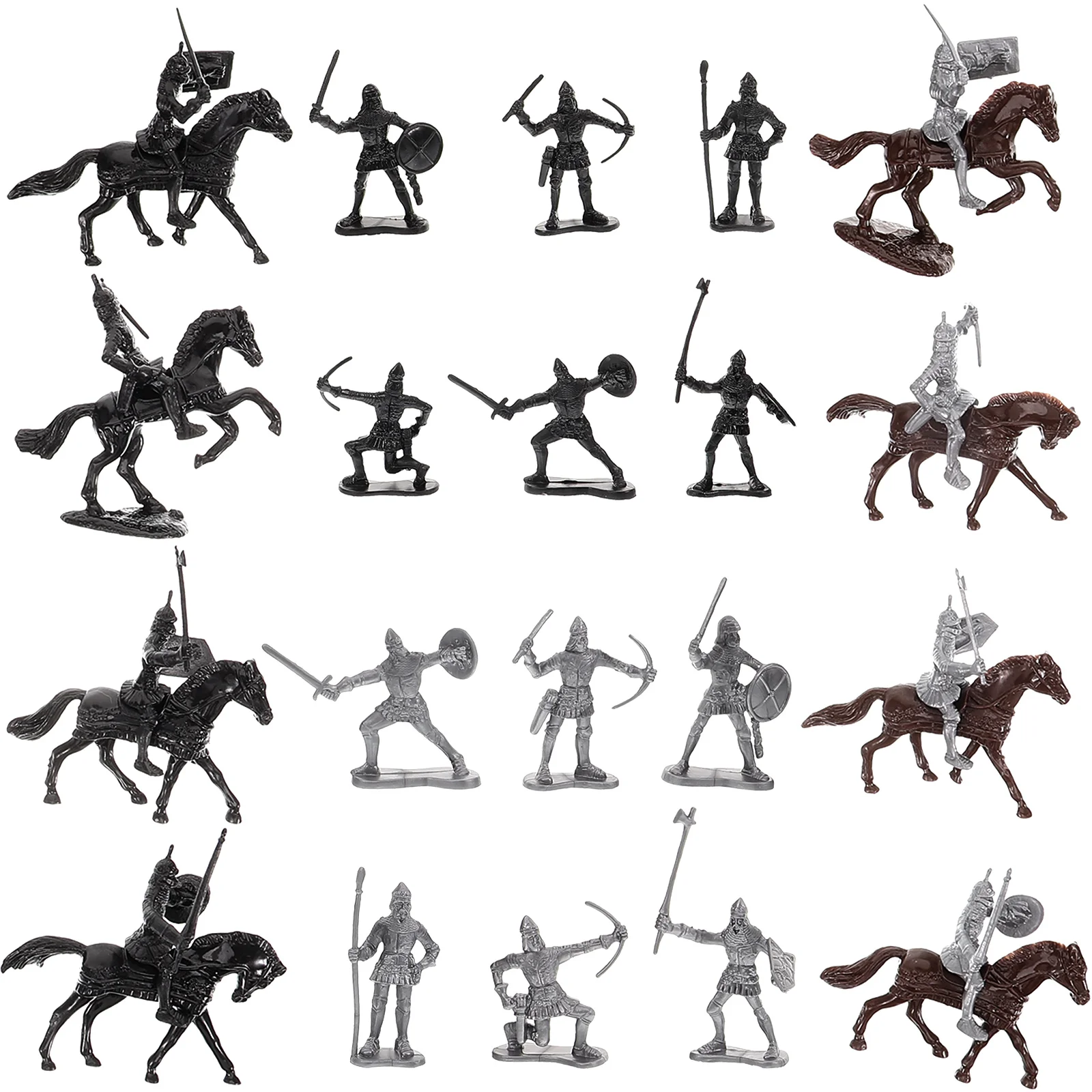 

Horse Model Sand Table People Person Figure Decors Soldier Action Figures Tiny Miniature Figurines