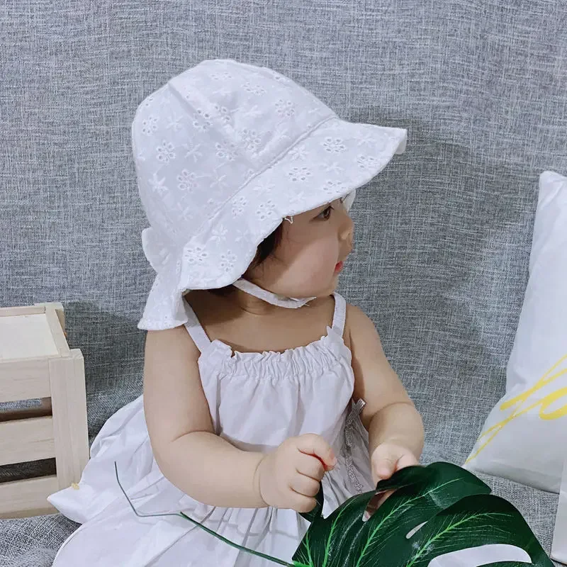 Baby Girls Hat Fisherman Hat Sun Hat Kids Sun Caps Toddler Sunscreen Cap