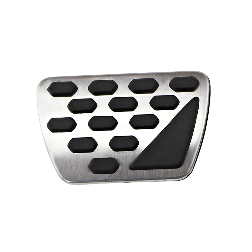 Non-Slip Foot Pedal Pads for Jeep Wrangler JL Steel Brake and Accelerator Pedal Covers 2pcs