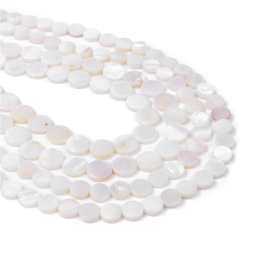 Natural White Seashell Shell Cross Beads for Jewelry Making 8/10/13mm  Mother Of Pearl Charm Beads Diy Bracelets Necklace Earring