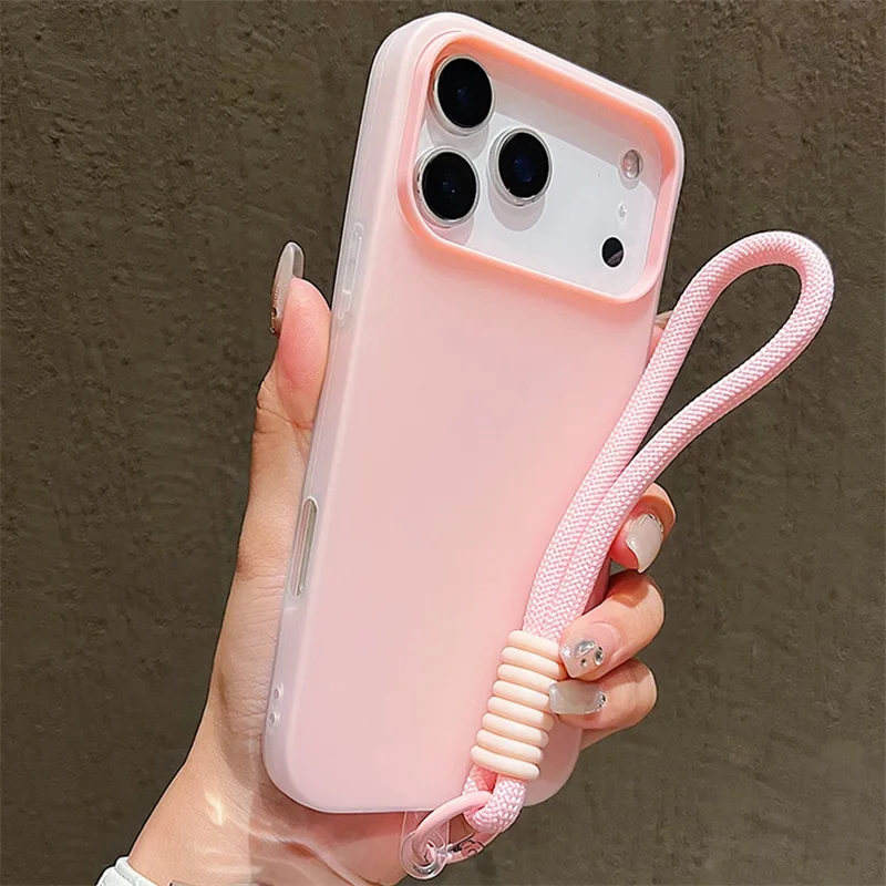 Candy Phone Case with Hand Wrist Strap and Lanyard Cover