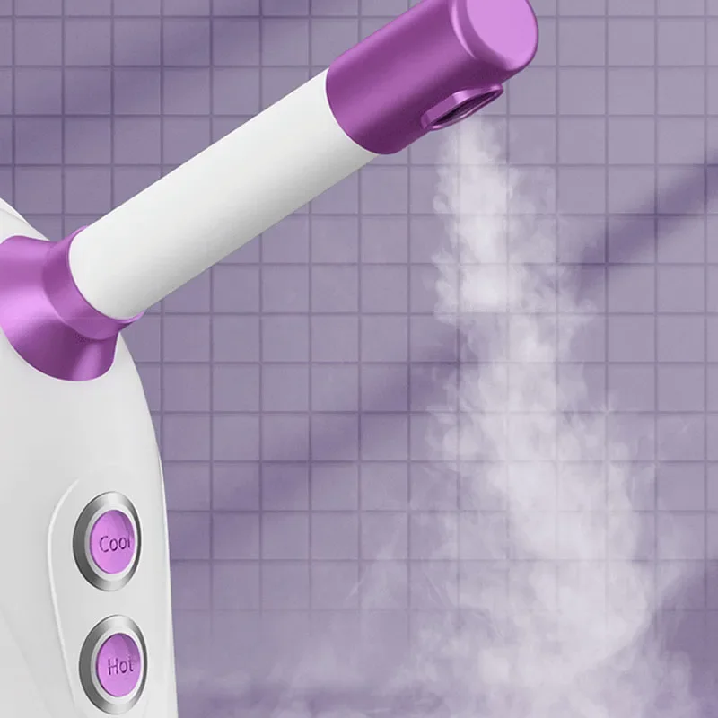 Hot and Cold Double-spray Face Steamer Household Small Beauty Salon Special Sprayer Sprayer Face Steamer Hydrating