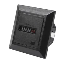 AC220-240V Timer function Electronic Hermetic Counter Digital 0-99999.9 Hour Meter Gauge 0.3W 50Hz Industrial Standard 1