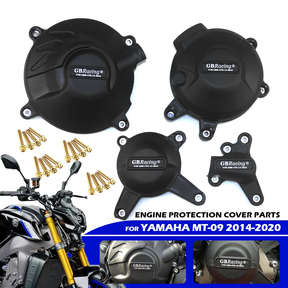 

Трассировщик для YAMAHA MT09 FZ09 900/900GT SXR900, чехлы для двигателей, Защитные чехлы для мотоциклов, чехол для защиты двигателя GB Racing