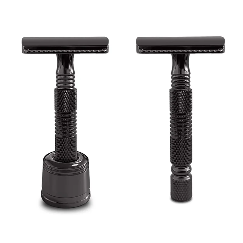 Two Sided Shaving Razor Safety Razor Anti Slip Classical Double Sided Shaver Twin Blade Shaving ...