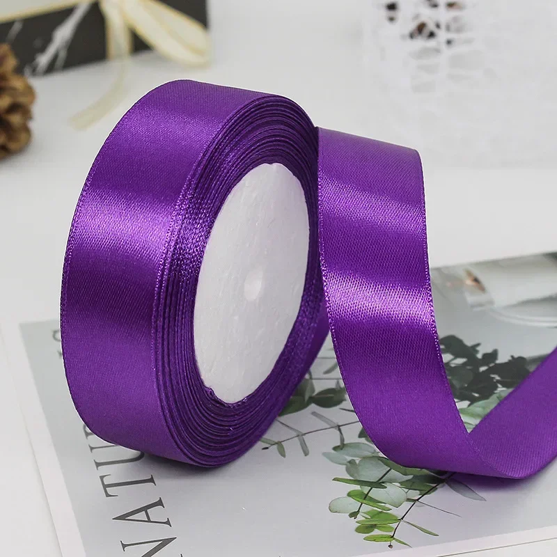 25-Yard Satin Ribbon for Gift Wrapping and Crafting