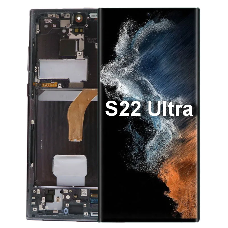 Original For Samsung Galaxy S22 Ultra 5g Display Lcd Screen Amoled 6.8 ...