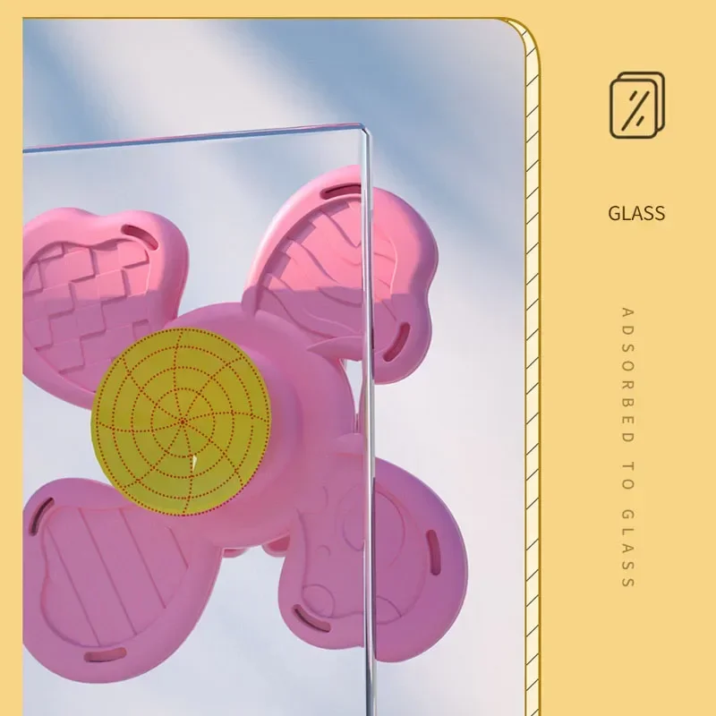 Baby Bath Toys Funny Bathing Sucker Spinner Suction Cup Cartoon Rattles Fidget Educational Toys For Children Boys Gift