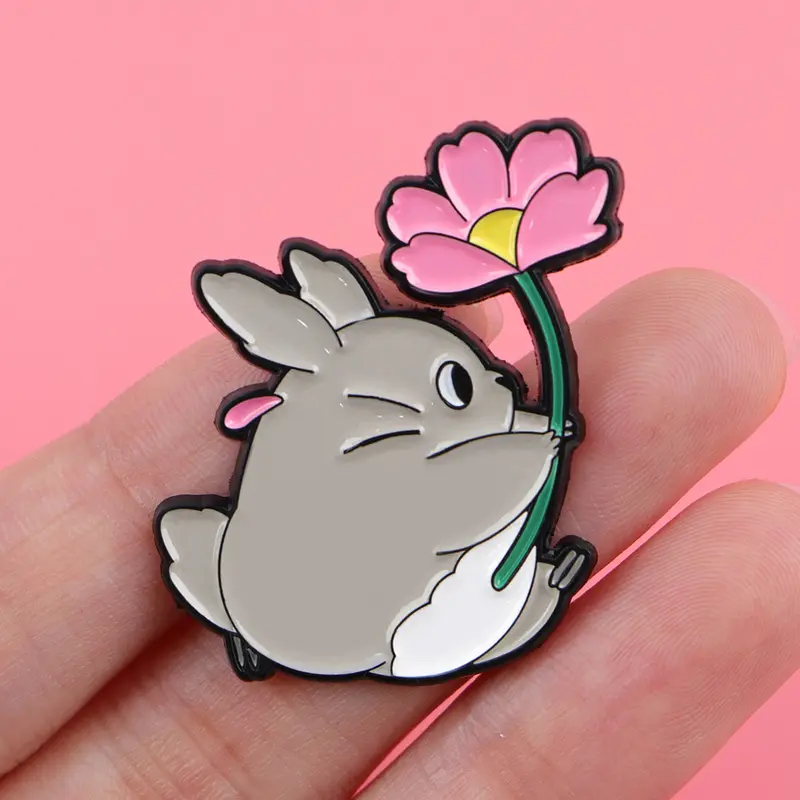 Cute Animal Enamel Pin Anime Movie Badges on Backpack Women's Brooches Hat Lapel Pins Cosplay Accessories Toys Kids Gifts - Image 3