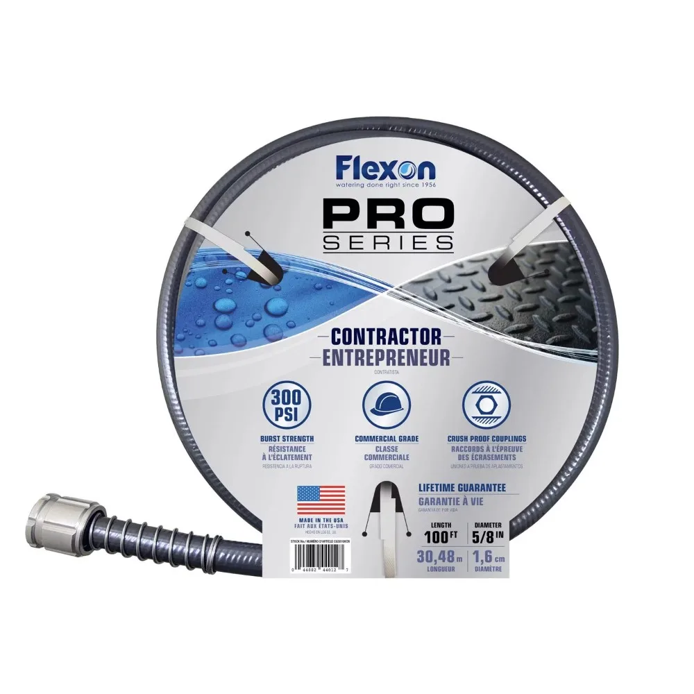 

Flexon Pro Series 5/8 in. D X 100 ft. L Heavy Duty Contractor Grade Contractor Grade Hose