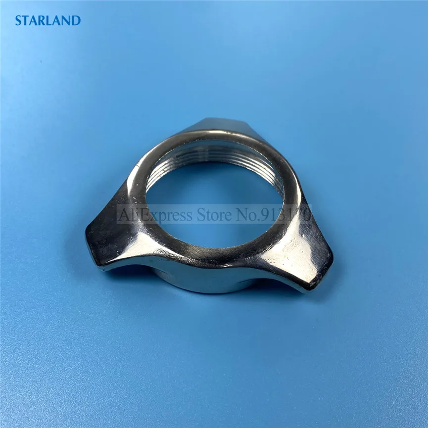 Big Triangle Screw Nut Spare Part for Stainless Steel Churros Machine Accessory Replacement Manual Sausage Stuffer