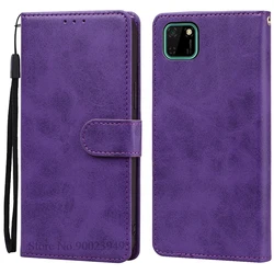 Elegant Wallet Flip Leather Case with Book Stand and Soft TPU Cover - Premium Phone Protection (Purple)