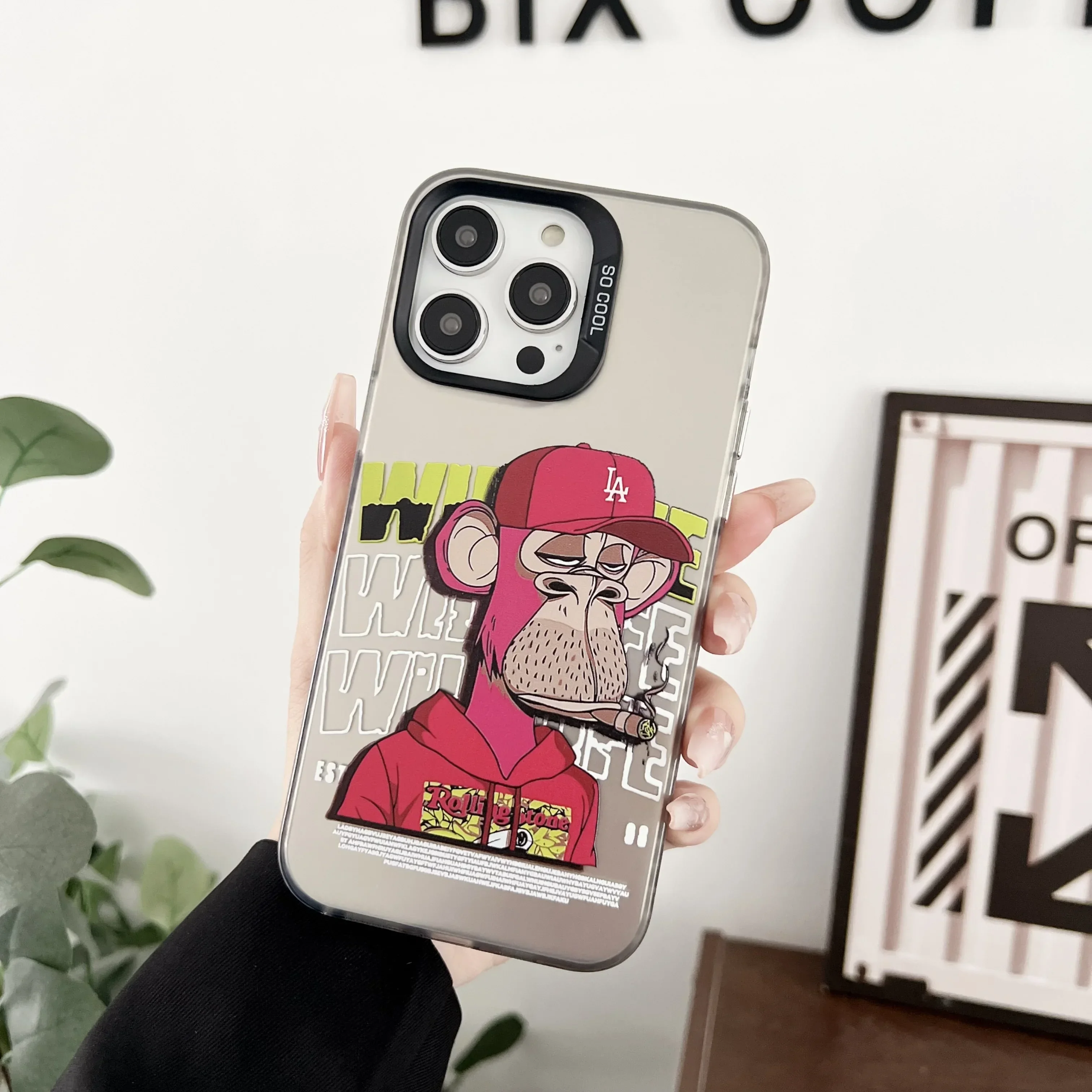Nft Ape Club Head Portrait Phone Case Per Iphone 15 14 13 12 11 Pro Max Noioso Ape