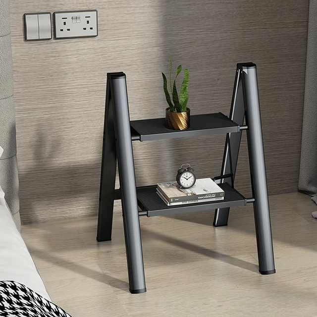 3단계 접이식 알루미늄 합금 다기능 스텝 스툴