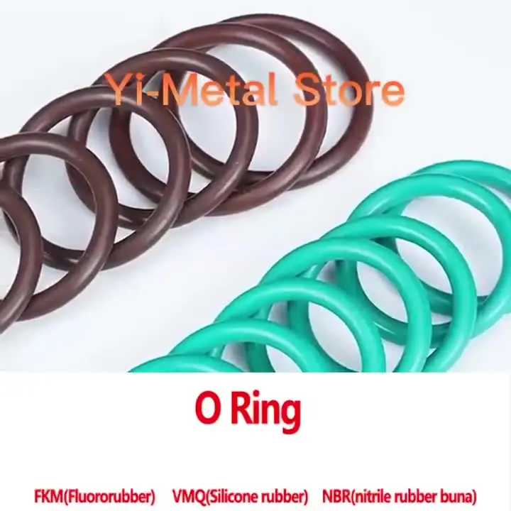 Guarnizione O-ring In Gomma Nitrile, Diametro Interno 80 Mm, Diametro Esterno 90 Mm, Larghezza 5 Mm, Guarnizione Rotonda 5 Mm, Confezione Da 5 - 4