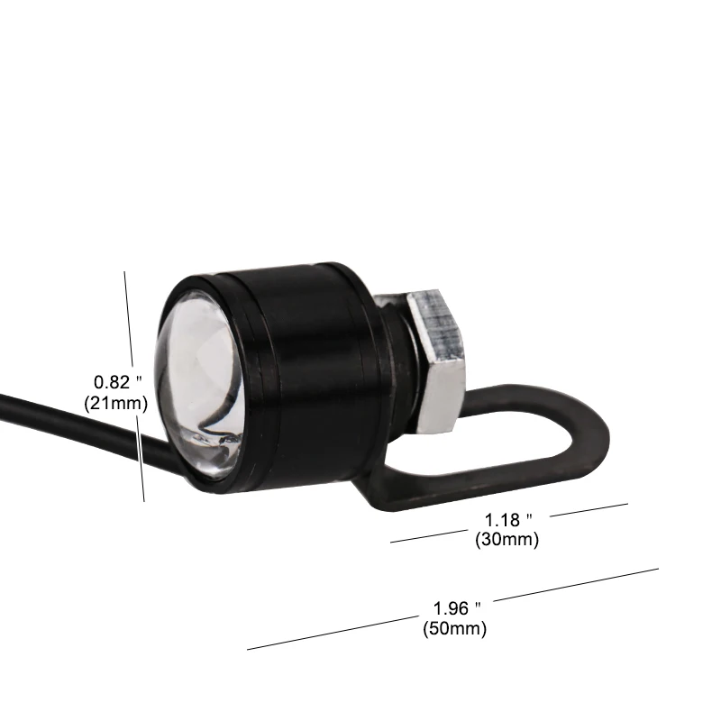 12V LED Light Indicators For Motorcycle Waterproof Motor Taillight Lamp White/Yellow Turn Signals Light Rear Constant light