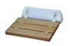 YUSUN Bathroom Wooden Foldable Shower Seat Wall Mounted 2