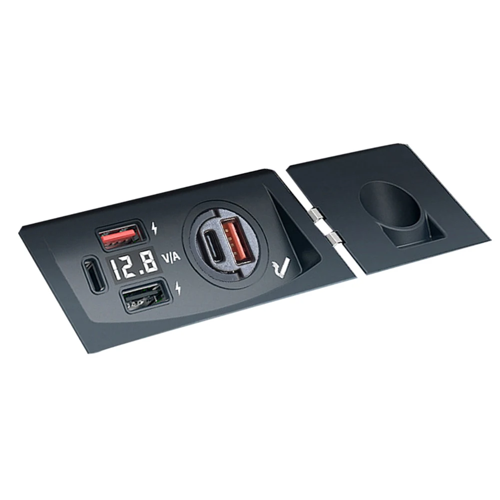 Für Q5 A5 S5 SQ5 B8: Kfz-Ladegerät, schnelle Ladeplatte für Mobiltelefone, USB-Ladefunktion, Autozubehör – Detail 4