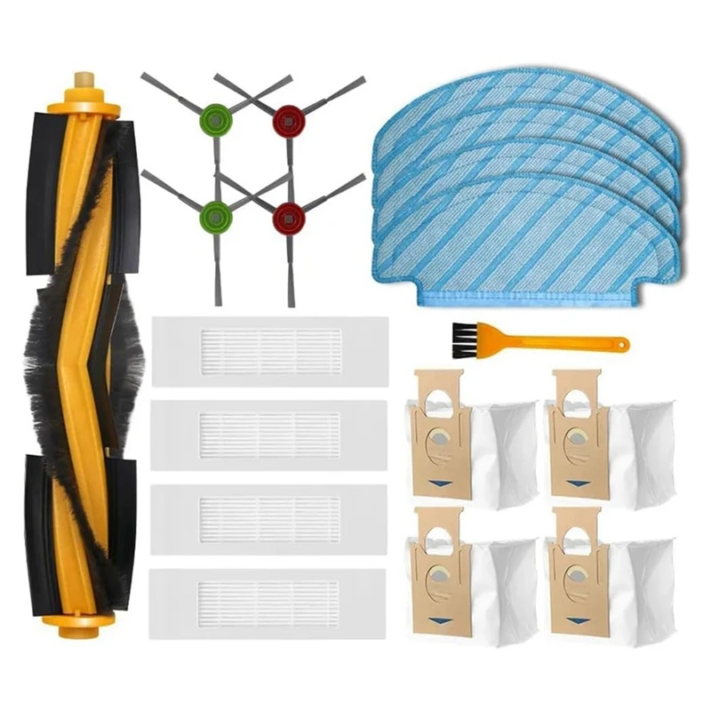 Vacuum Main Side Brush Filter Mop Dust Bag Kit Accessori Per Ecovacs Deebot N10 / N10 Plus