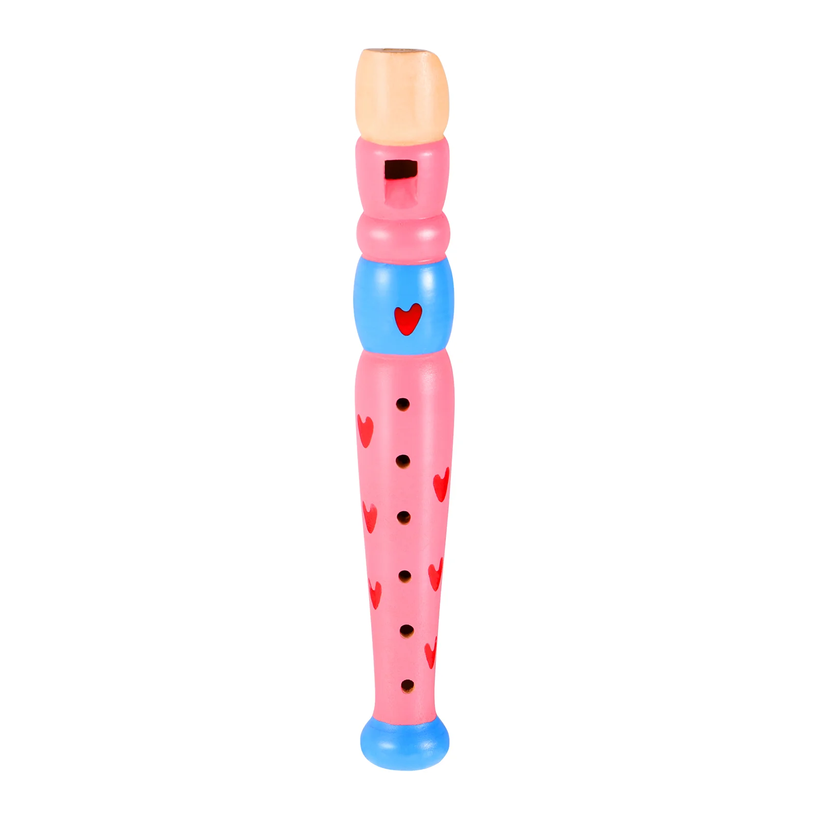 

1Pc Small Wooden Recorders Colorful Piccolo Flute for Kids Children Musical Instrument Children Learning Educational