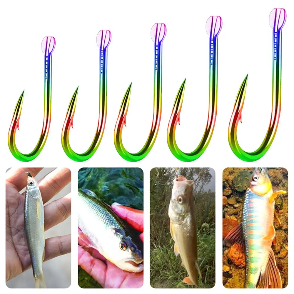 

30pcs 1-5# Fishing Accessory Fishing Tool Tungsten Steel Fishhook Double Groove Fish Hook Barb