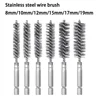 Stainless Steel Cleaning Brush Wire Tube Machinery Cleaner Washing Polishing Tools 8mm 10mm 12mm 15mm 17mm 19mm 1