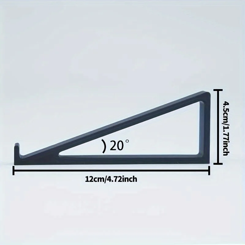 1 Pair Ergonomic Keyboard Stand with Adjustable Height & Angle - No-Pad Comfort Design,for Office & Home Workspace Setup