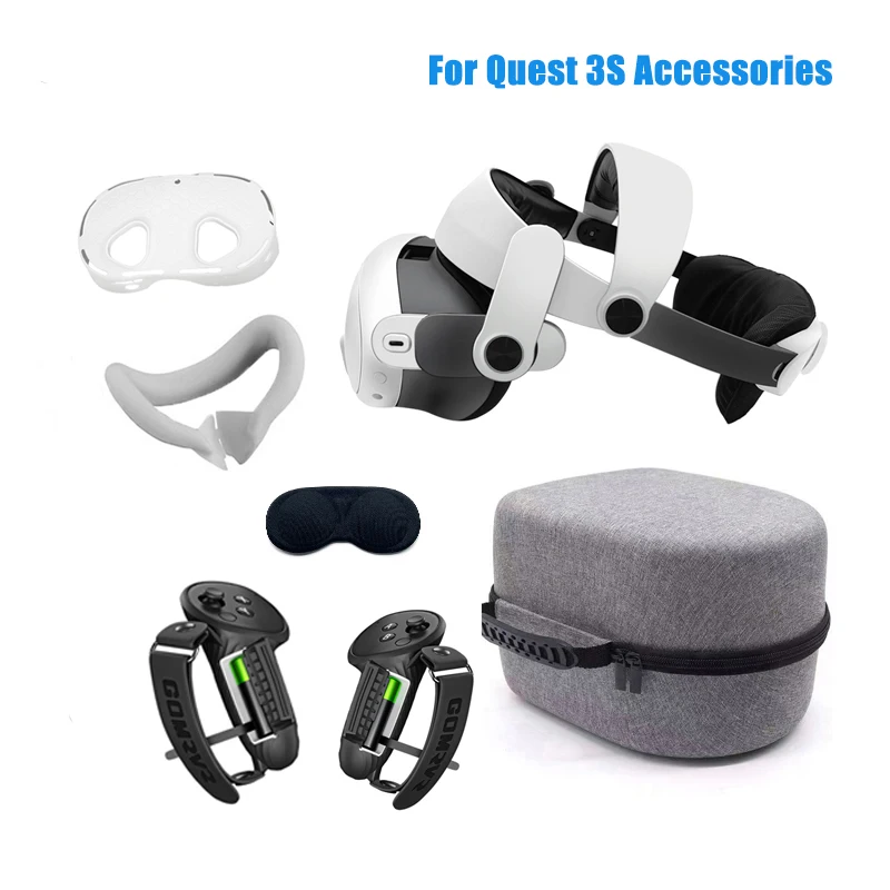 VRヘッドストラップ  Quest3 3S対応 Amazon | [Iesooy] Quest 3/Quest 3S交換用ストラップ 充電機能
