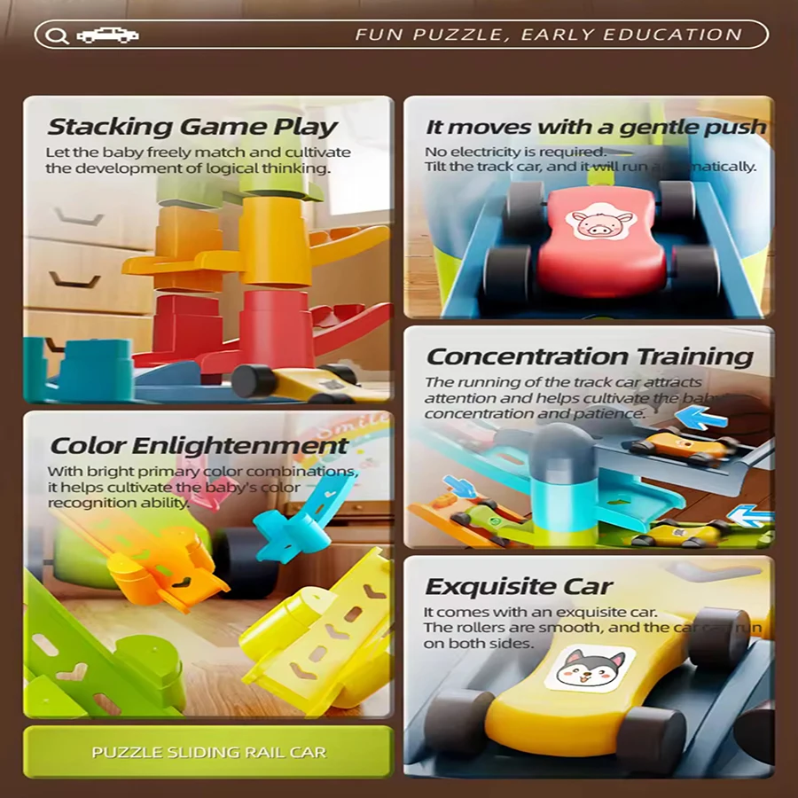 Cartoon Slide Car 3