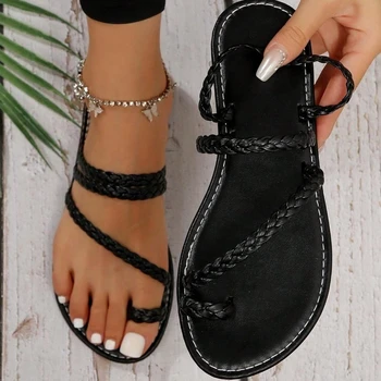 Women's Sandals Flat Sandals Fashion Soft-soled Sandals New Non-slip Sandals for Summer Light casual shoes 2025 1