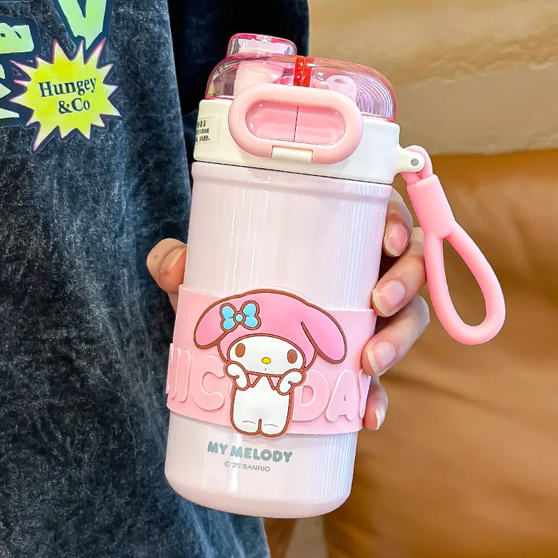 Sanrio Kuromi Cinnamoroll Thermos Cup Kawaii My Melody Kids Vacuum