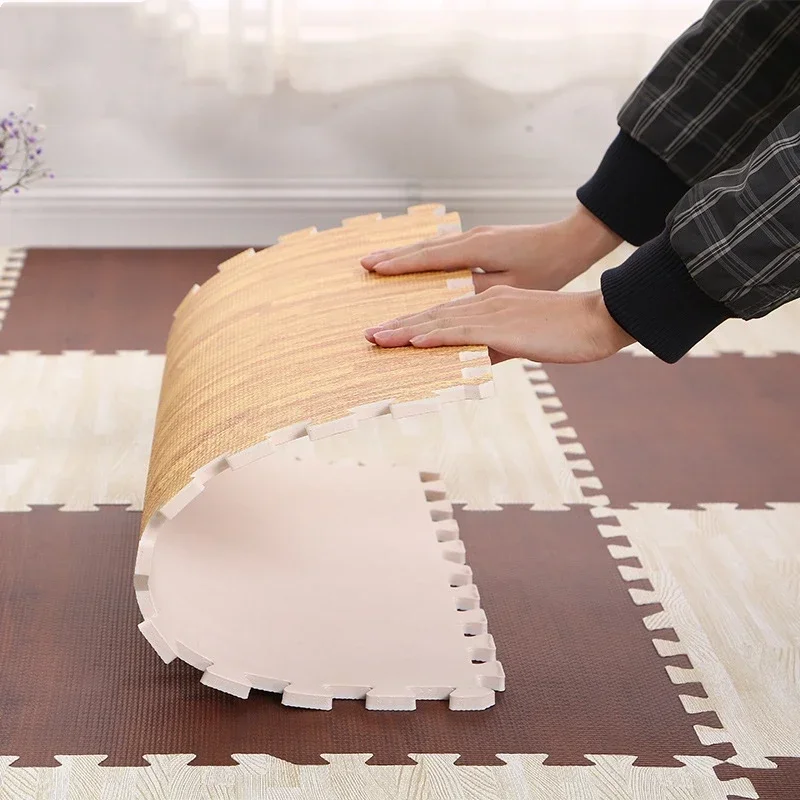 Wooden Baby EVA Foam Play Gym Puzzle Mat Interlocking
