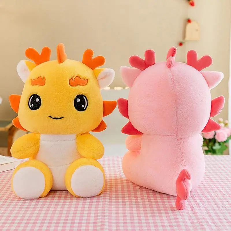 

Chinese Zodiac Dragon Plush Chinese New Year 2024 Zodiac Dragon Animal Chinese Mascot Stuffed Dragon Animals For Spring Festival
