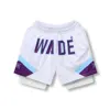 NEW 24/25 American shorts Summer men's youth pants boy Double -layer basketball pants net beach pants casual fitness pants7033 3