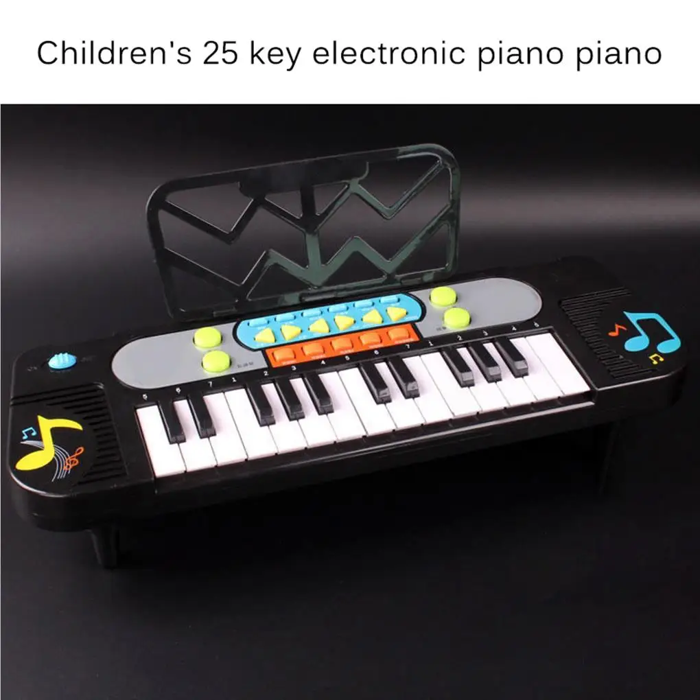 Electronic Piano 25 Keys Education School Kindergarten Nursery Home Parent-Child Interactive Musical Instrument Toy for