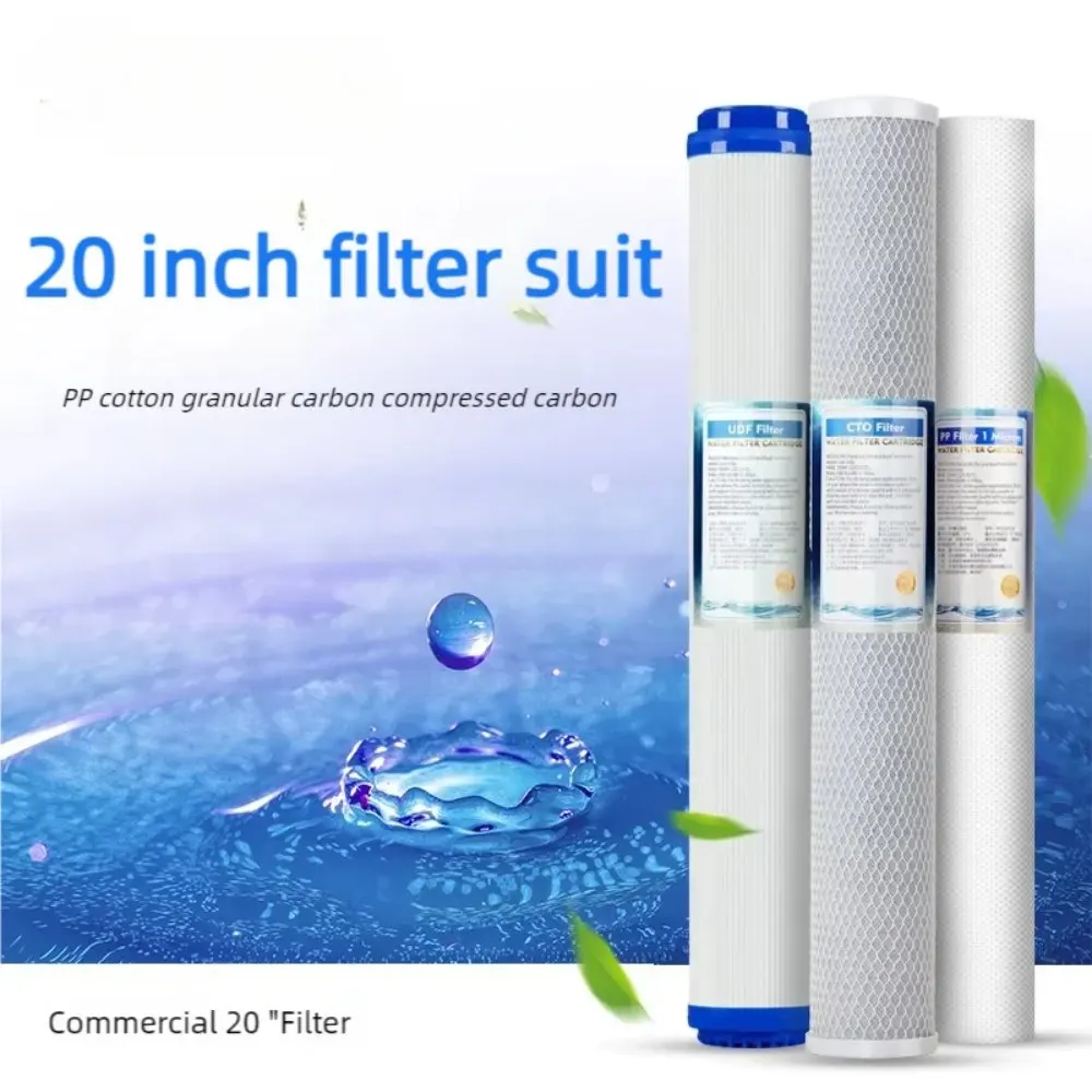 Whole House Water Filtration Replacement Set - High-Quality Sediment Filters (3-Pack)