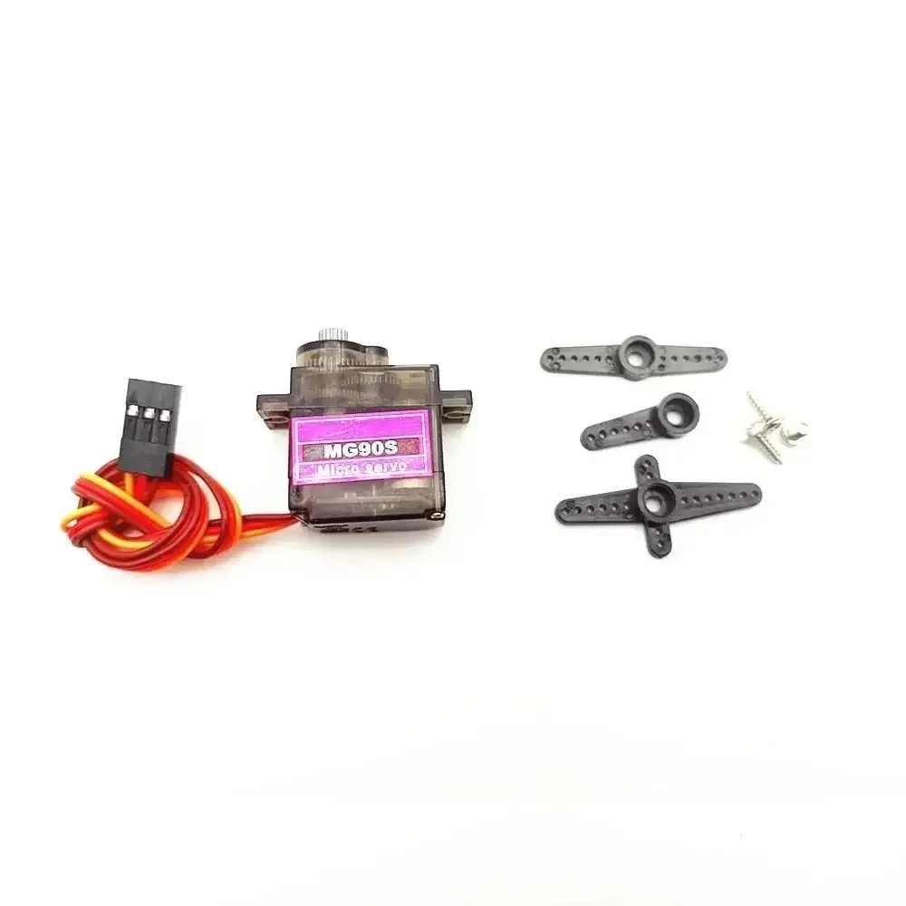 Pack of Metal Gear Servos - 180-360 Degree Range for Versatile Applications