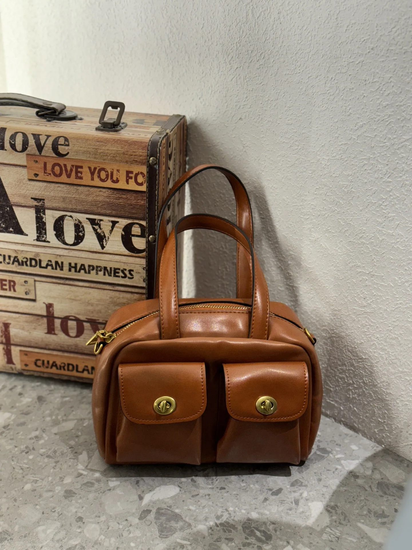 NEW Vintage Spicy Girl Style Multi-Pocket Underarm Women's Bag Niche Design Single Shoulder Motorcycle Soft Leather Handbag