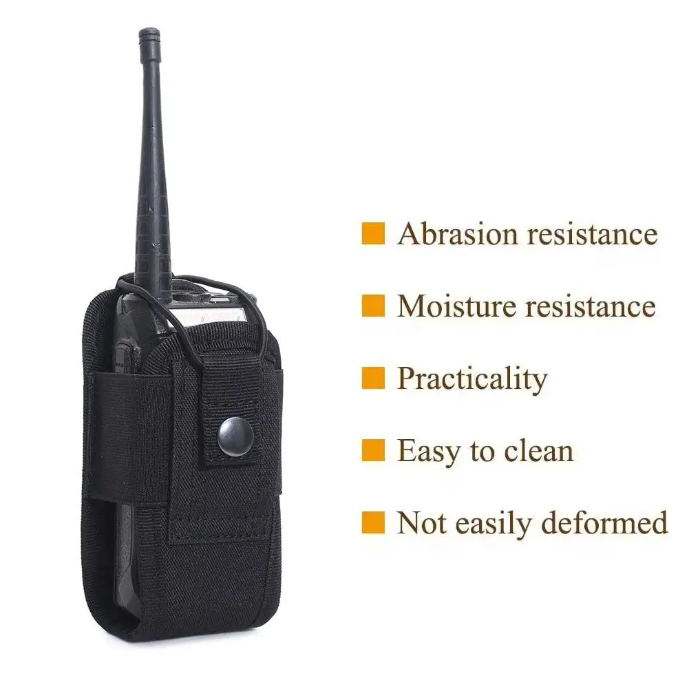 Tactical Walkie Talkie Carry Bag Molle Radio Pouch Holder