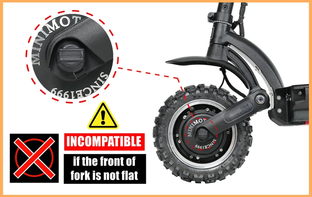 Description Picture 5 of itemUniversal Carbon-Fiber-Pattern Mudguard for VSETT 11+ ZERO 11X KAABO 11-Inch Electric Scooter Adjustable Fender Wheel Cover Wing