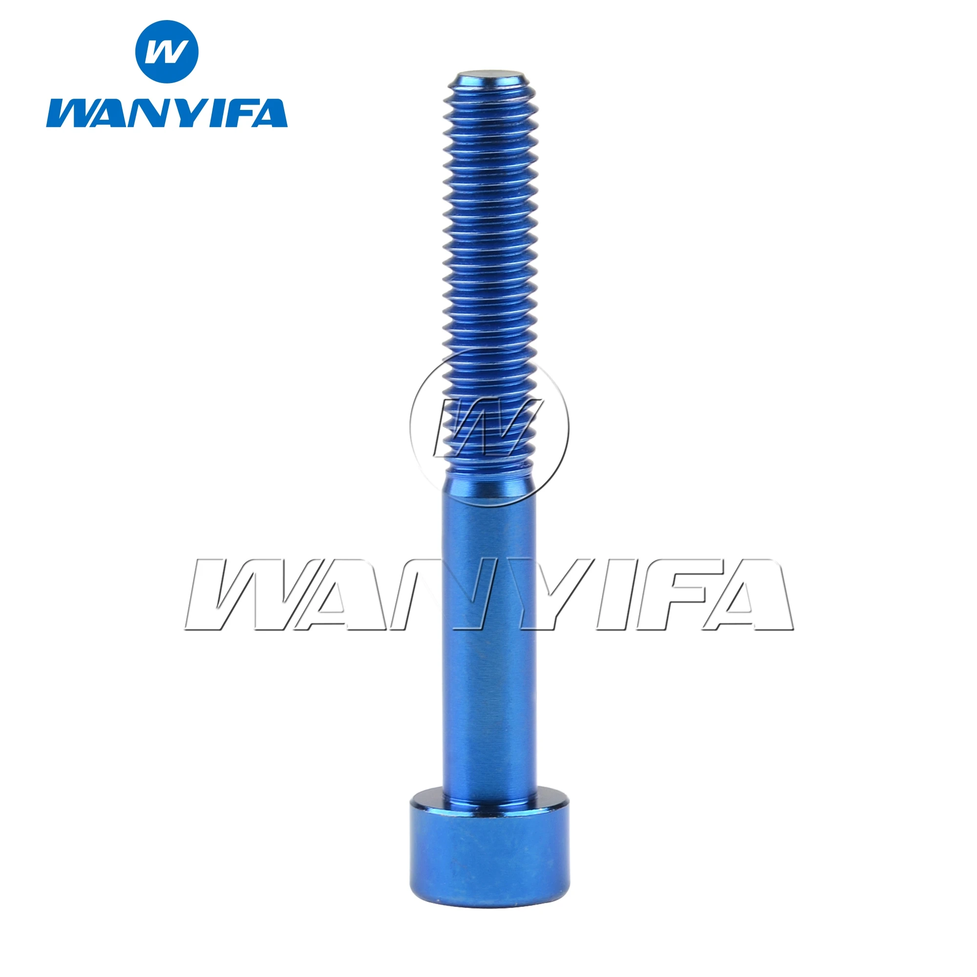 Titanium Bolts Wanyifa Titanium Bolts M6x 10 15 16 18 20 25 30 35 40 45 50 55 60 65mm Allen Hex Head Screw Fit Headset Cap Mountain Road Bike