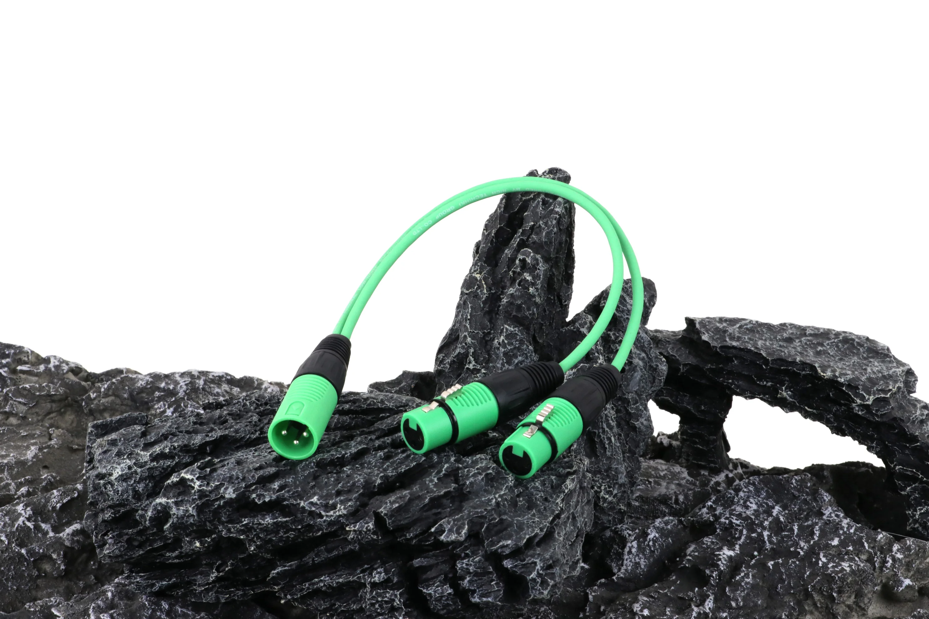 Kunststoffgehäuse 3Pin XLR Stecker/Buchse auf Dual XLR Buchse/Stecker Jack Adapter Konverter Verlängerungskabel für Amp Lautsprecher MIC Mixer – Detail 6