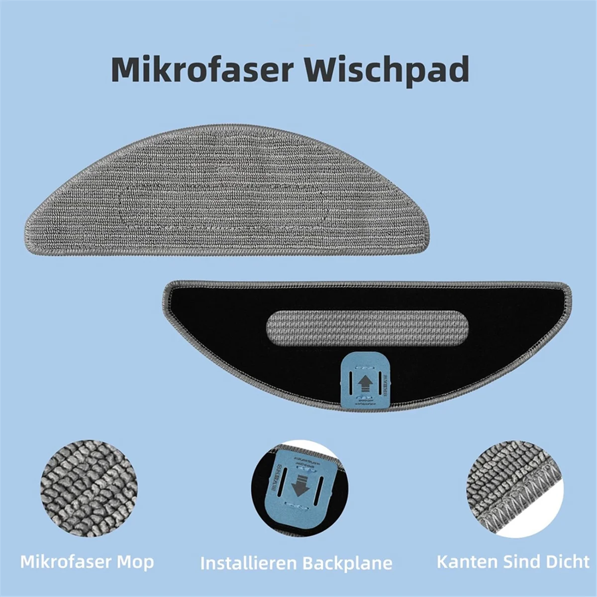 1Set for IRobot Roomba Combo I8+ / I8 / Combo J5 / Combo J5+ / Combo I5 / Combo I5+ Autom Suction Mop Robot Washable Mop 5