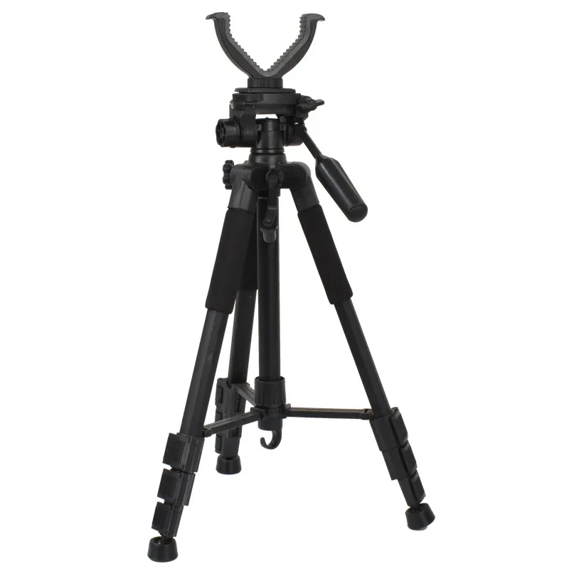 Hunting Tripod Outdoor Hunting Accessories Tripod For Hunting Shooting Stick Rack Aluminum V-Yoke Shooting Rack Universal Camera Tripod 1.8M