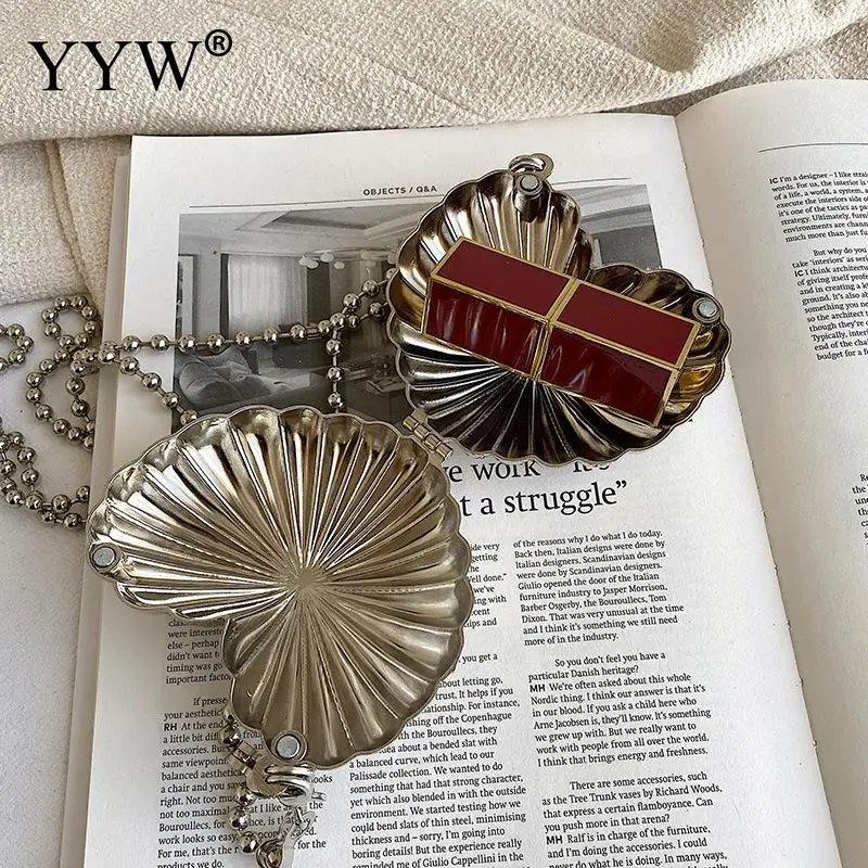 Fashion Mini Shell Bags For Women Loving Heart Bag Metal Alloy Chain Shoulder Crossbody Bag Luxury Lipstick Coin Purses Sac