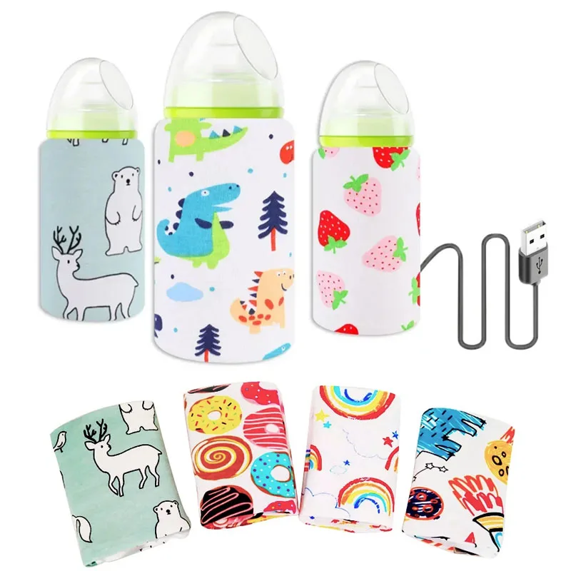 Milk Bottle Warmer For Car USB Milk Water Warmer Travel Stroller
