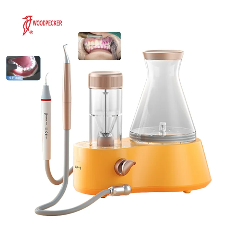 Woodpecker Dental Ultrasonic Scaler And Air Polisher Apb 2 In 1 Supragingival Sandblasting