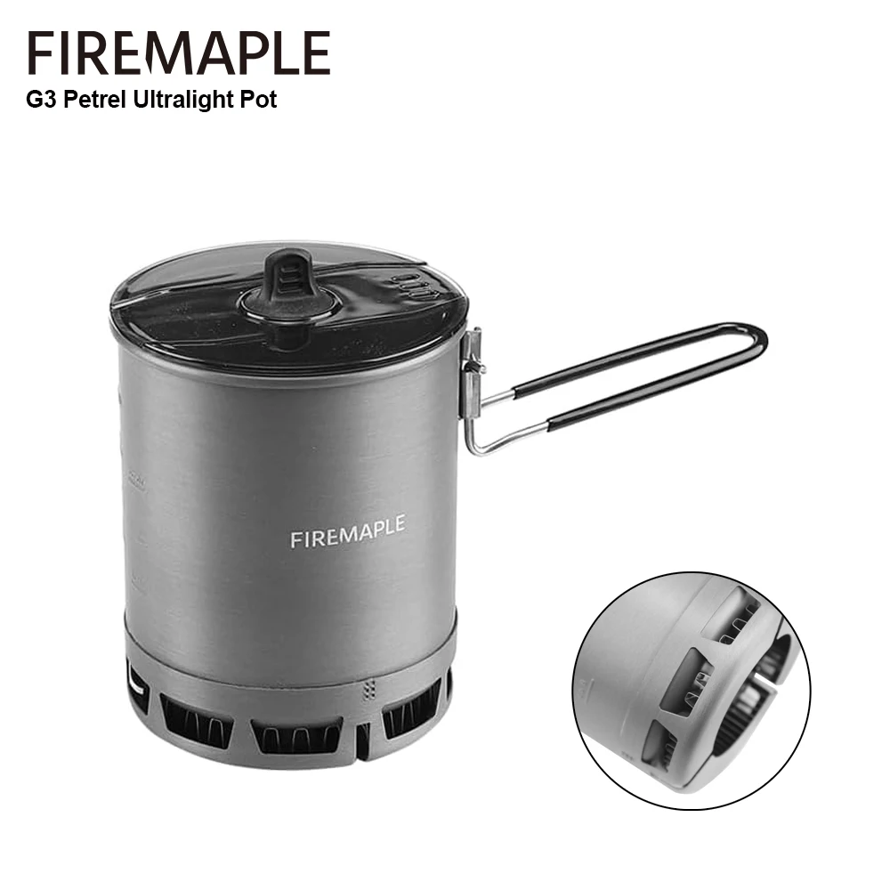 Fire-Maple 600ml G3 ペトレル超軽量ポット軽量屋外高効率熱交換